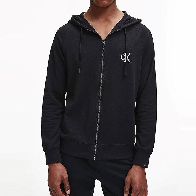 Calvin Klein Ss23 Solid Color Casual Logo Print Hoodie Men hoodies Black NM1865E-001