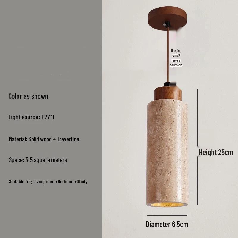 Wabi-Sabi Japanese Retro Pendant Light for Bedside and Bar Counter