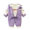 Kids Casual Long-Sleeve Set, Comfortable Daily Wear Outfits