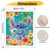 Disney Stitch Lilo and Scrump oil painting painting art handmade diy painting home decoration gift