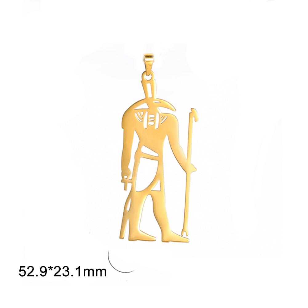 Dawapara Egyptská Astrologie Bůh Hórus Anubis Přívěsek DIY Příslušenství Amulet Odvahy Vůle Šperky z Nerezové Oceli