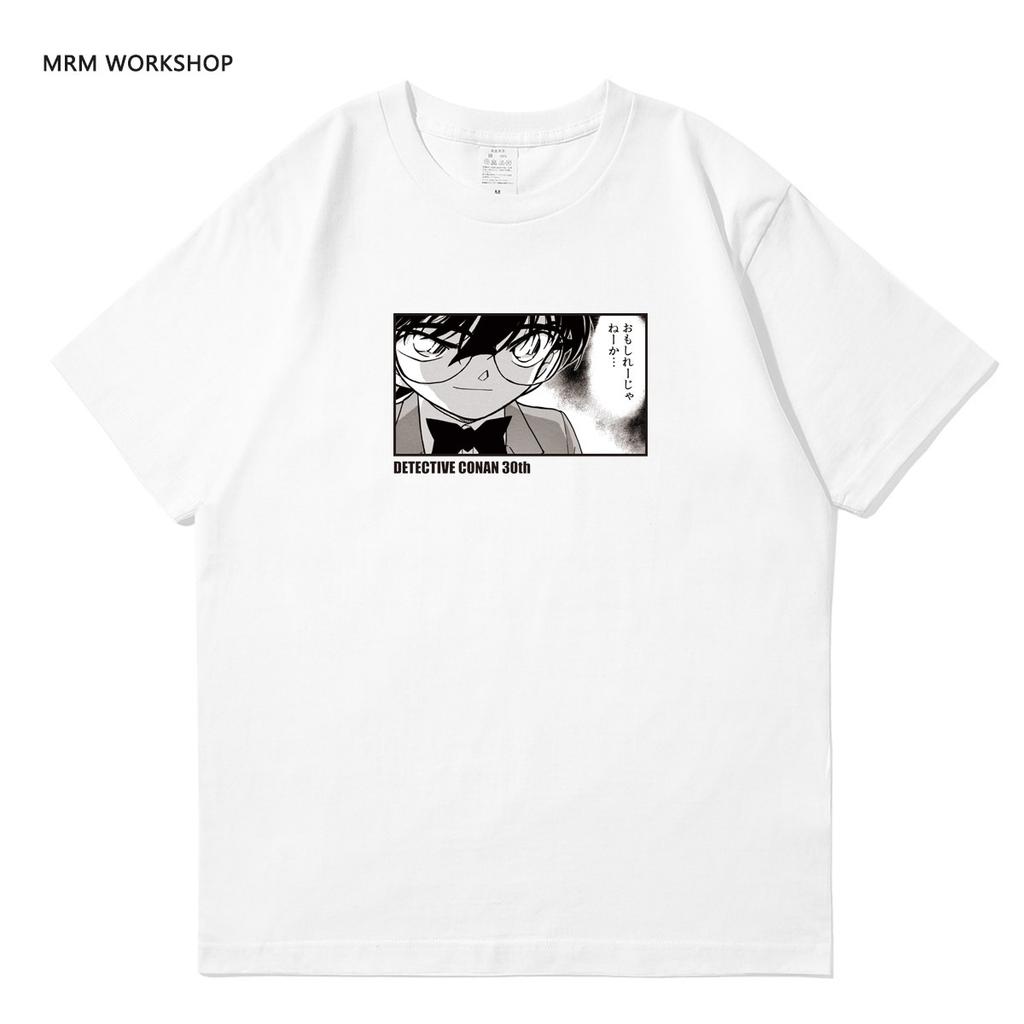 Detektyw Conan Anime Periferyjne Ubrania Krótki Rękaw Kudo Shinichi Amuro Przez Potwór Złodziej Kidd T-Shirt Męski i Damski