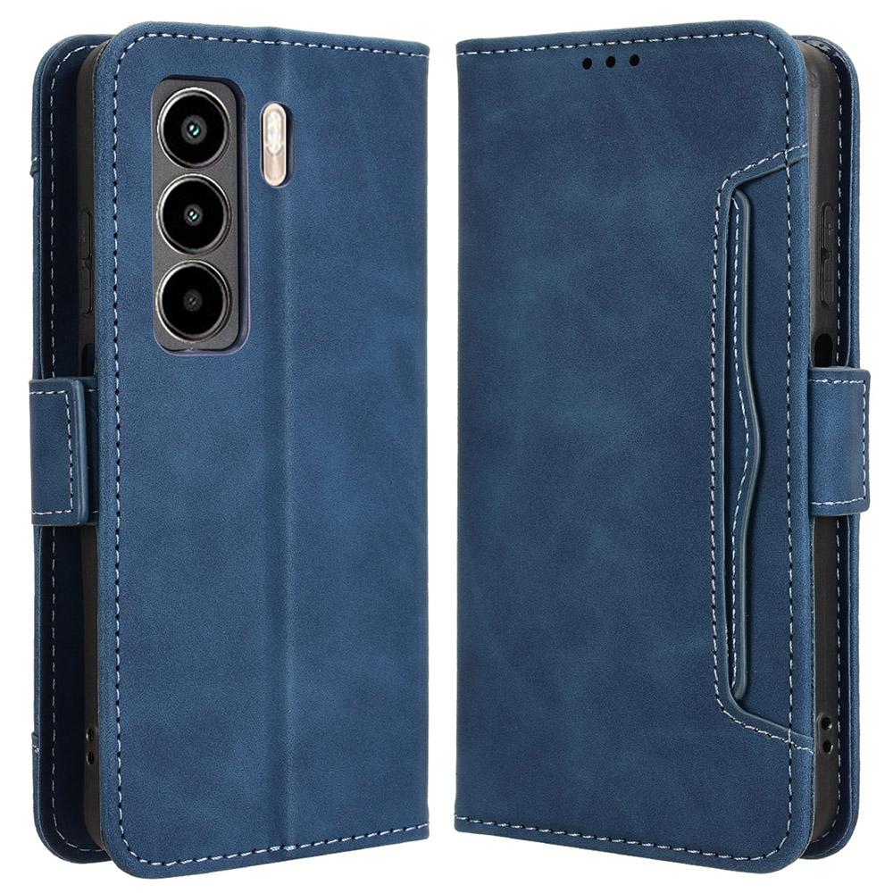 For Itel Power 70 4G Leather Case Phone Wallet Cover with Multiple Card Slots