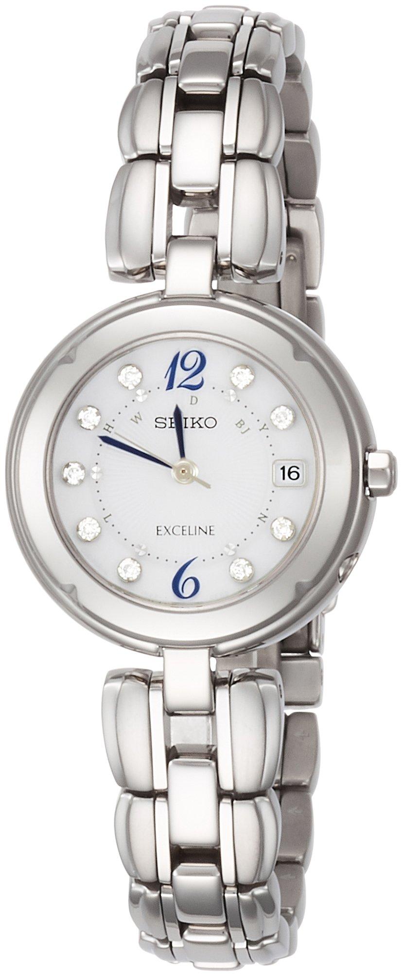 

[Seiko Watch] Наручний годинник Excelline Titanium Solar Radio SWCW121 Silver
