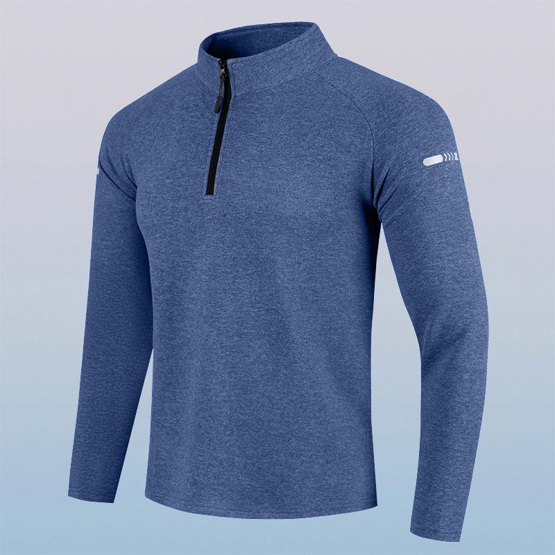 T-shirt da Uomo a Maniche Lunghe per Esterno, T-shirt Sportiva Casual