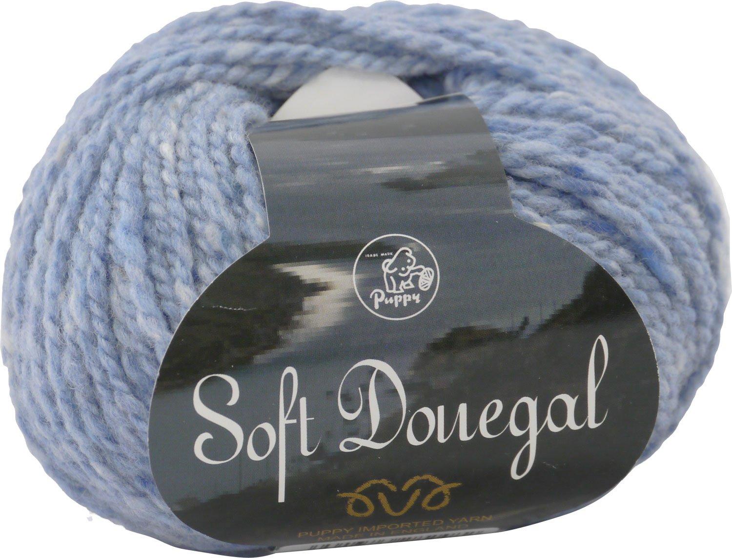 

Пряжа Puppy Soft Donegal Medium Light, Набор 10000282, Толстая, Цв. 5248, Синий, 40г, Прибл.. 75м, 5,