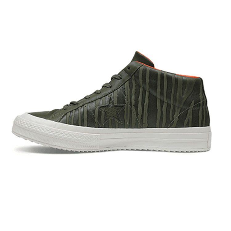 Converse One Star Mid Tops Green 158836C