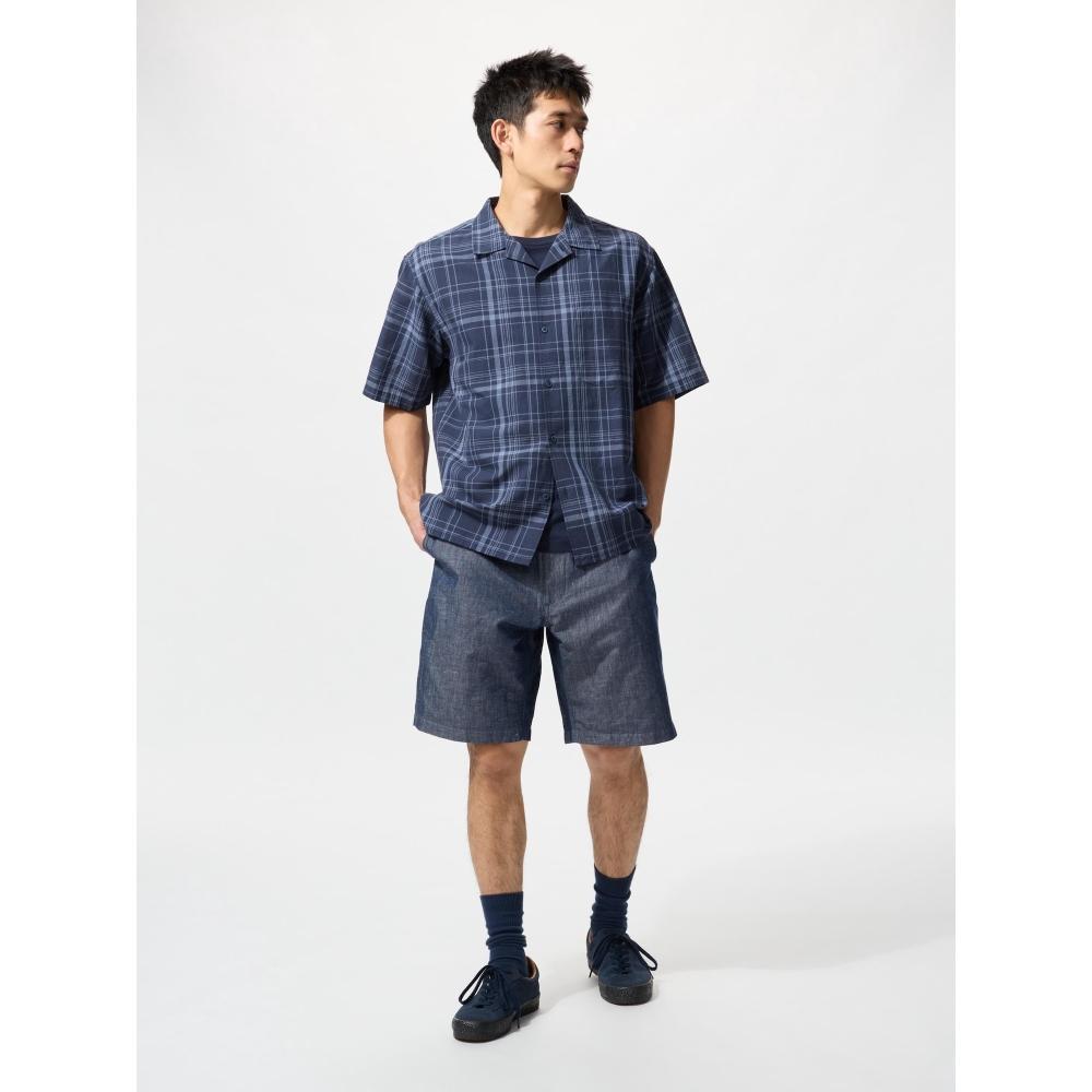 Uniqlo Japan Linen Blend Shorts