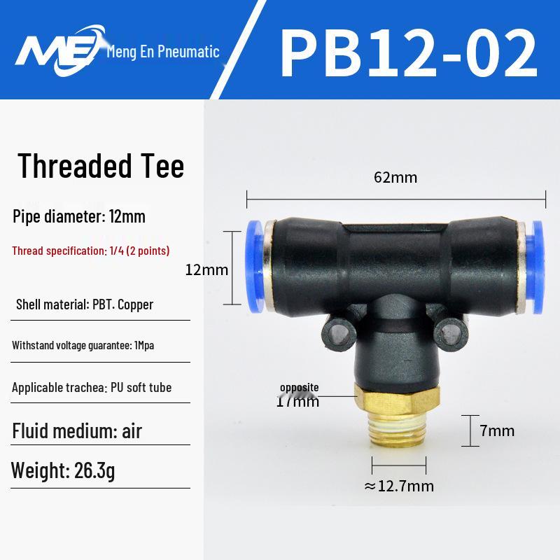 Copper Corrosion-Resistant Pneumatic Quick Connector Fitting for Air Compressors