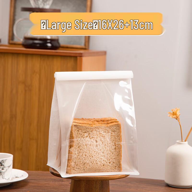 

Transparent Self-Sealing Toast Bread Bags with Wire Ties