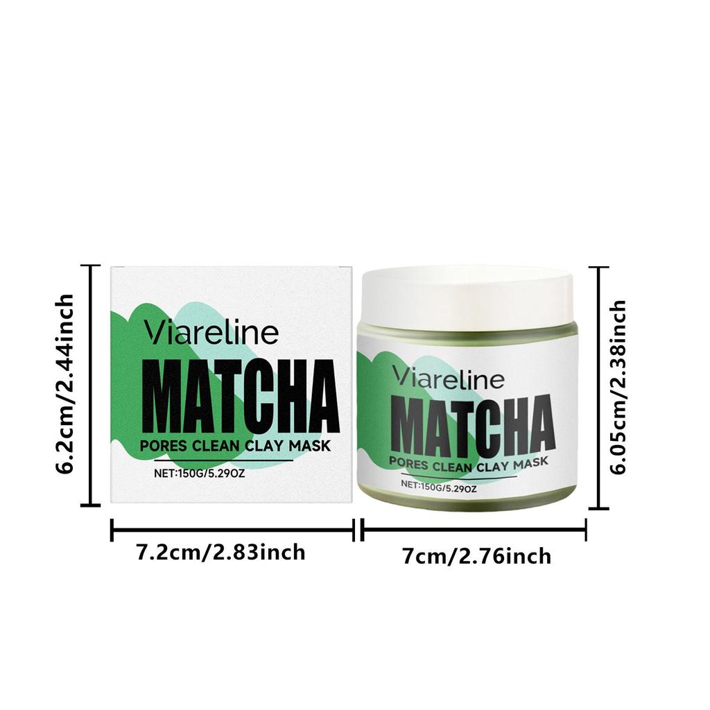 VIARELINE Matcha Gentle Pore Cleansing & Moisturizing Facial Mud Mask