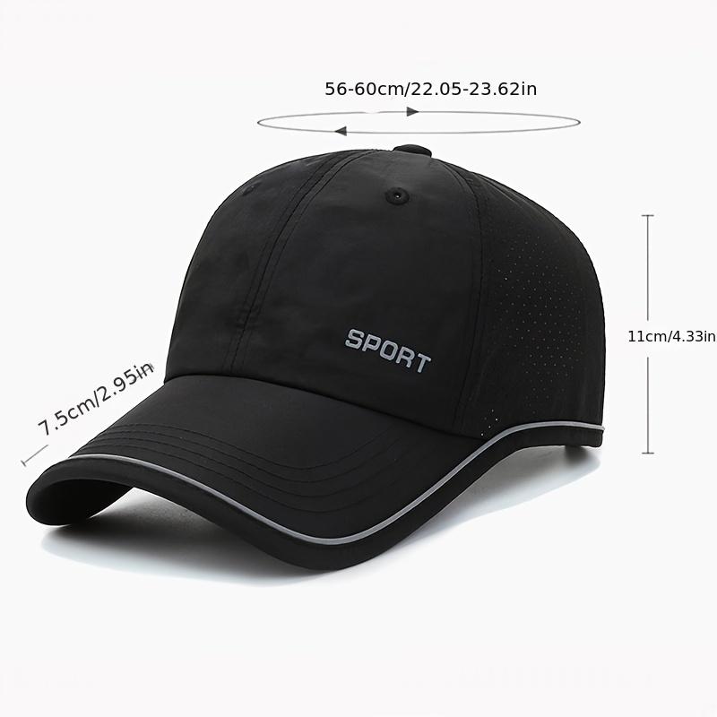 Protección UV Bloqueador Solar Fresca Última Marca Nueva Transpirable Luminosa Secado Rápido Gorra de Béisbol Para Protección Solar Durante Actividades al Aire Libre