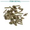 ACROPIX 20pcs Push In Car Door Trim Fender Rivet Retainer Clip Universal 7mm Hole Diameter Beige