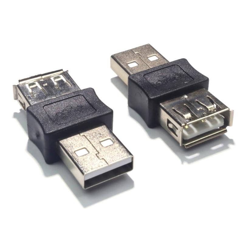 2Pcs USB Type A Converters Adapters Plugs and Play Design For Laptops Keyboards Stable Connection