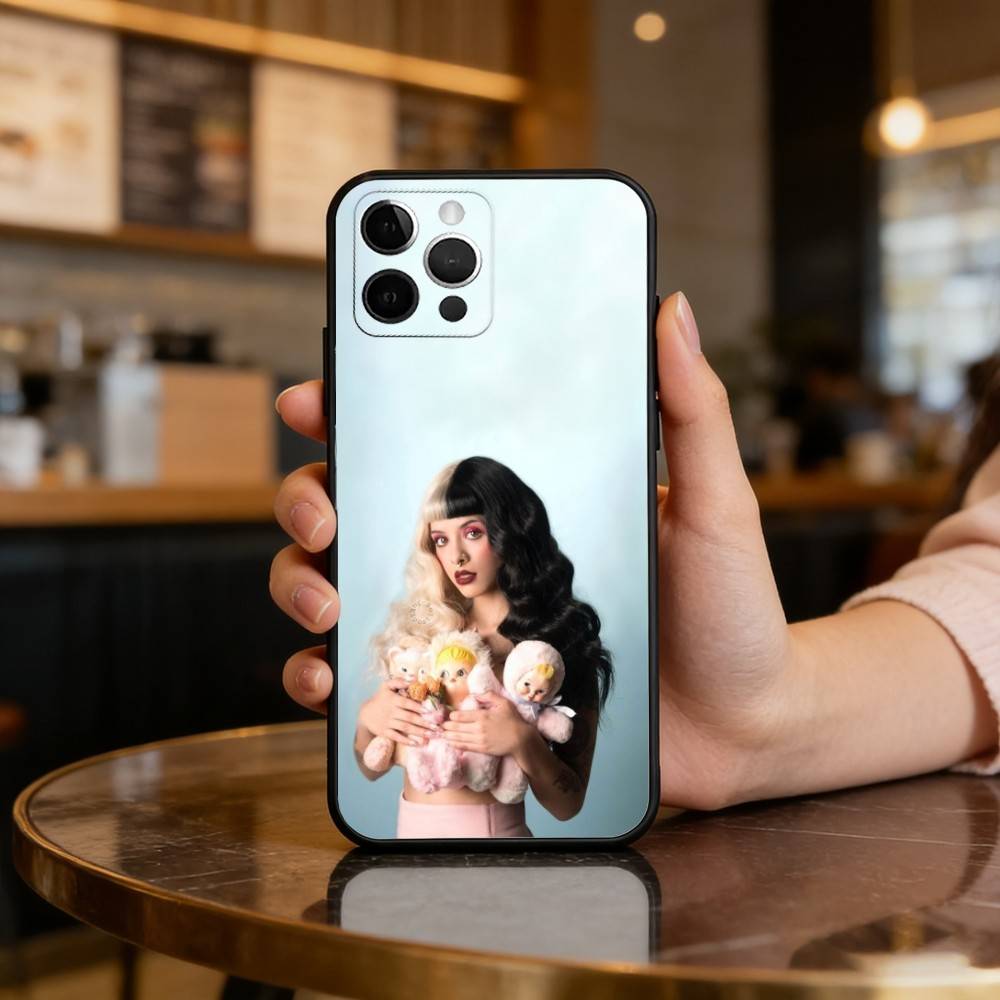 Singer M-Melanie M-Martinez Soft Silicone Black Cover,Phone Case For iPhone 17,16,15,14,13,12,11 Plus,Pro Max,XS