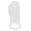 10pcs Baby Finger Toothbrush Infant Silicone Soft Finger Toothbrushes for NewbornTransparent Shell