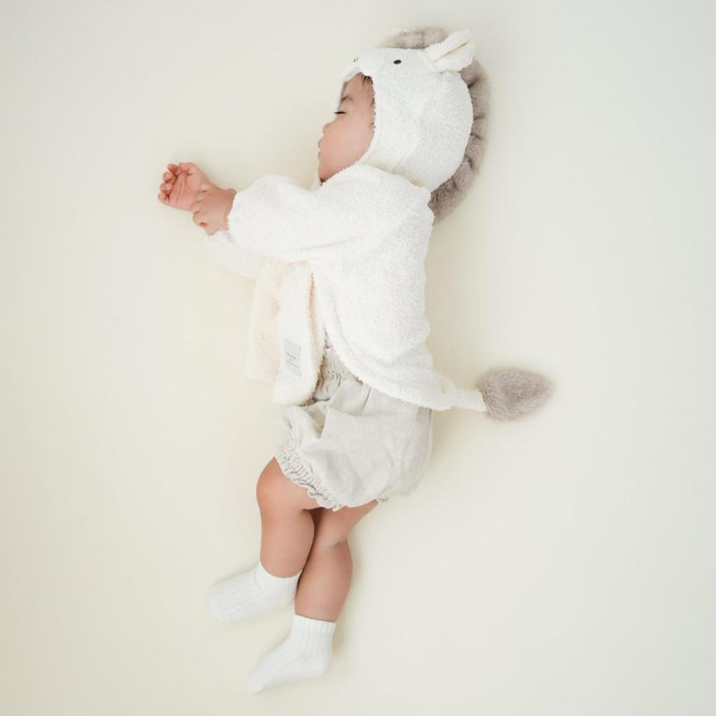 Mokumoff 2026 Zodiac Cape, Poncho, Coat, Cloak, Baby, 622-650012, White