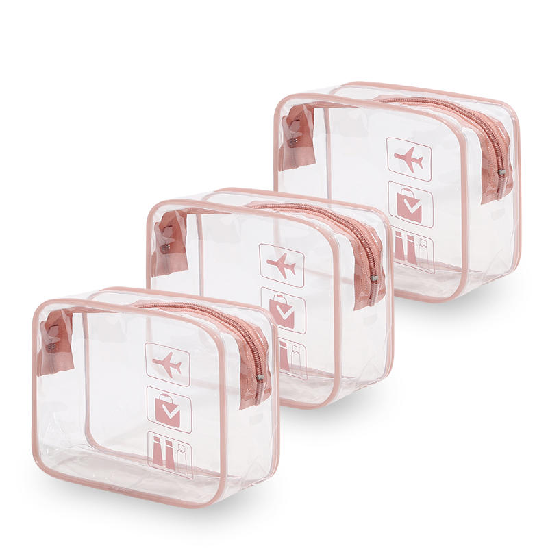 Women Handless Transparent PVC Makeup Bag Large Capacity Waterproof Storage Bags Female Travel Portable Toilet Bag