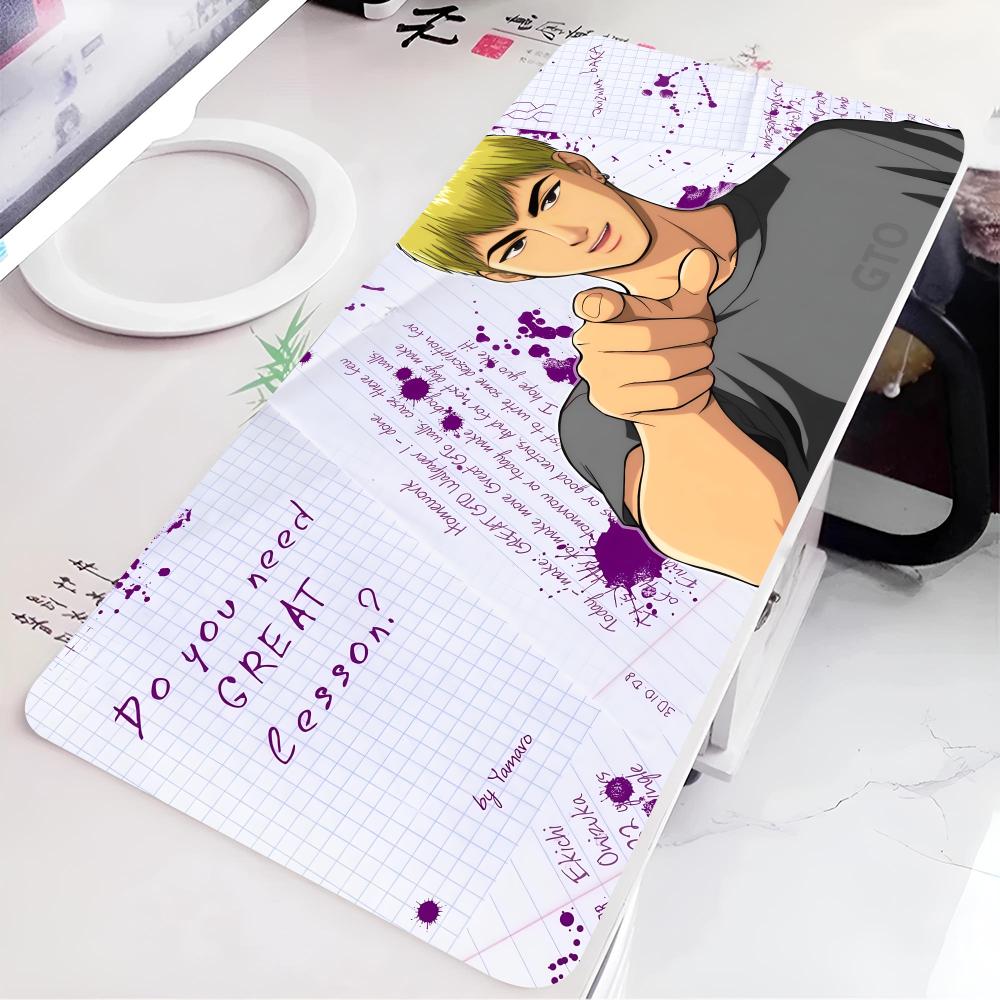 Great Teacher Onizuka Mouse Pad Anime game mause pads cs lol XXL Home HD Computer Desk Mats Carpet Gamer Office Laptop Boys Girl