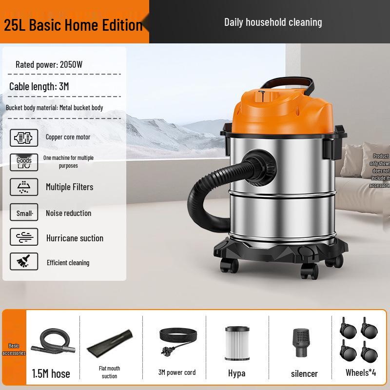 High-Power Industrial Suction Cleaner for Floors, Sofas, and Grouting