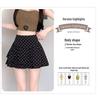 Polka Dot Ruffle High Waist Short Skirt - Petite Fluffy Autumn Edition 2025