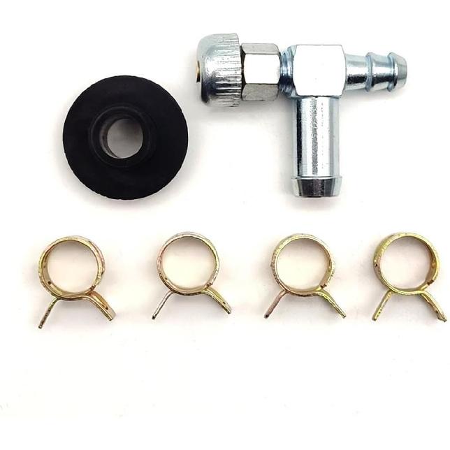Wheelhorse Tank Rubber Bushing and Shut off Valve 751-0171 46-6560 for Toro Wheel Horse 104048(1 SET) 1 SET