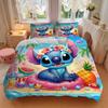 3pcs Beach Stitch Printed Quilt Set - Soft and Comfortable Quilt Cover for Bedroom, Guest Room and Dormitory Decorative Bedding Set 1 Duvet Cover