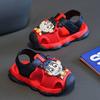 Children's Sandals New Summer Non-Slip Soft Sole Boys' Velcro Toddler Shoes Baby Beach Sandals