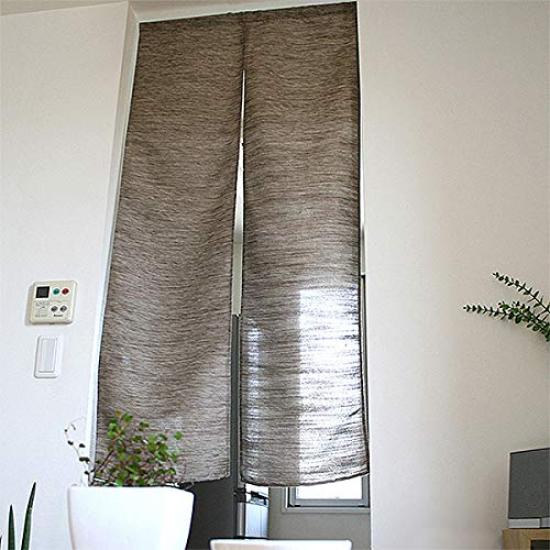 

Stylish Scandinavian Sunnyday Fabric 85cm Wide x 170cm Long Curtain, Long, Brown, Approx.