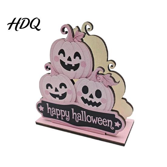 Festive Tissue Paper Organizer Halloween Wooden Napkin Holder, Cute Pastel Pumpkin Ghost Black Cat Tabletop Dispenser, Kitchen Holder Waterproof