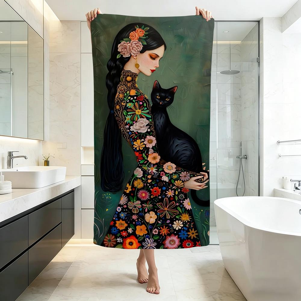 Luxuriöses G-Gustav KlimtS Handtuch Fünf-Sterne-Hotelqualität Umweltfreundliche Ultra-Weiche Dicke Handtücher & Strandtücher