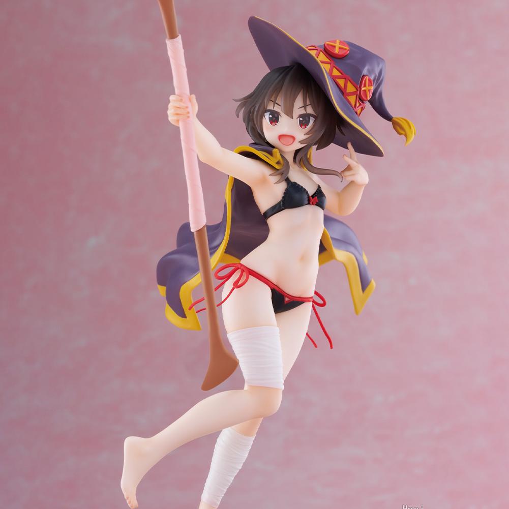 Anime Megumin Figure Megumin Action Figure PVC model Collectible cute magician Girls Figurine Animation doll toys Birthday Gifts
