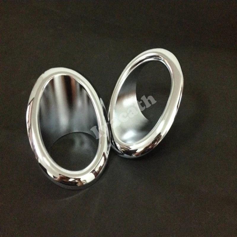 FOR Nissan X-Trail XTrail T31 2008 -2013 ABS Chrome Front rear Fog Light Lamp Cover Trim Foglight Decorative accessories
