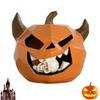 Halloween Centerpiece Decoration Farmhouse Halloween Decor Spooky Halloween Pumpkin Statue for Indoor Dining