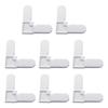 Plastic Window Screen Repair Set 5/16X3/4Inch Window Screen Frame Corner Connector Plastic Right Angles Corner Bracket