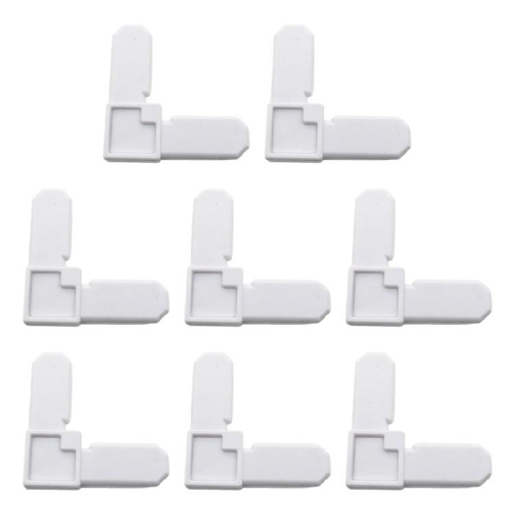Plastic Window Screen Repair Set 5/16X3/4Inch Window Screen Frame Corner Connector Plastic Right Angles Corner Bracket