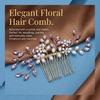 Bride Wedding Hair Combs Rhinestone Flower/Leaves Decor Artificial Pearls Headbands Bridal Hair Jewelry Bridesmaids Headdress