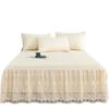Lace Princess Bedspread Bed Skirt Style Dustproof Decorative Bedspread Big Heming 1.5/1.8/2m Mattress Anti Slip Protective Cover