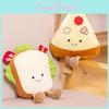 Adorable Cartoon Sandwich And French Fry Plush Pillow Stuffed Toys For Kids