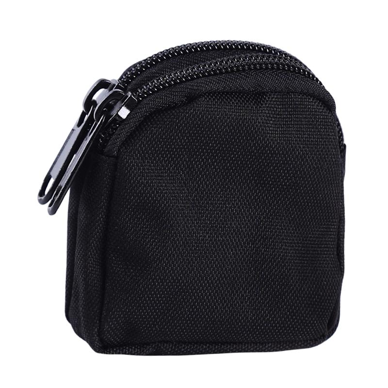 Outdoor Camping Pouches Waist Bag Men Functional Bag Solid Color Mini Key Coin Sport Bag Purses For Male