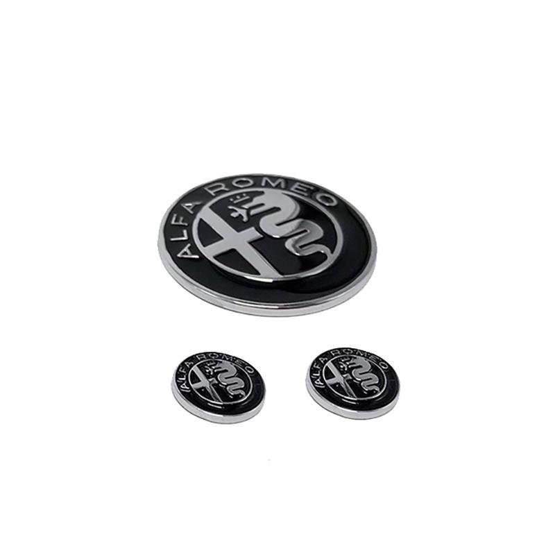 

For Alfa Romeo 2026 Hot Sticker 3D Zinc Alloy Car Central Control Console Knob Logo Sticker Decoration Fit Alfa Romeo Giulia Ste