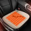 12V Heated Car Seat Cushion 17.72"x17.72" Thick Memory Foam Seat Protector Pad Anti-Slip Bottom Car Seat Pad for Car Office Home Use