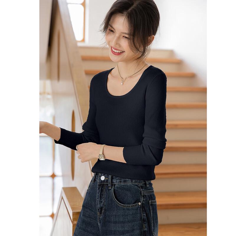 Mokana Women's Elegant Long Sleeve Knit Top