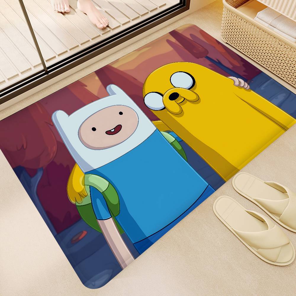 

Animated Series A-Adventure T-Time Bathroom Mat Kids Room Bedroom Decoration Balcony Anti-Slip Doormat Living Room Welcome Rug 40x60cm