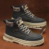 22 New British High Top Vintage Martin Boots Big Head Leather Shoes Outdoor Desert Boots