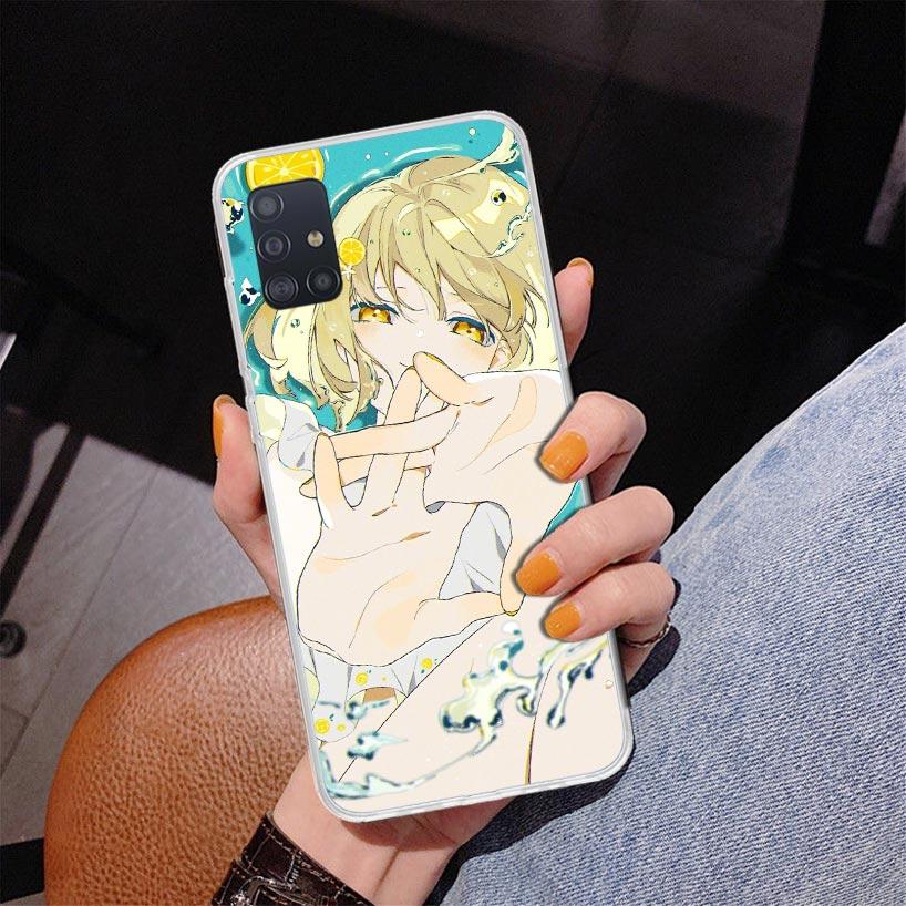 Cute Anime Girl INS Phone Case For Samsung Galaxy A52 A32 A22 A12 A51 A31 A50S A30S A20S A10S Note 20 Ultra 10 Plus S10 A72 A71