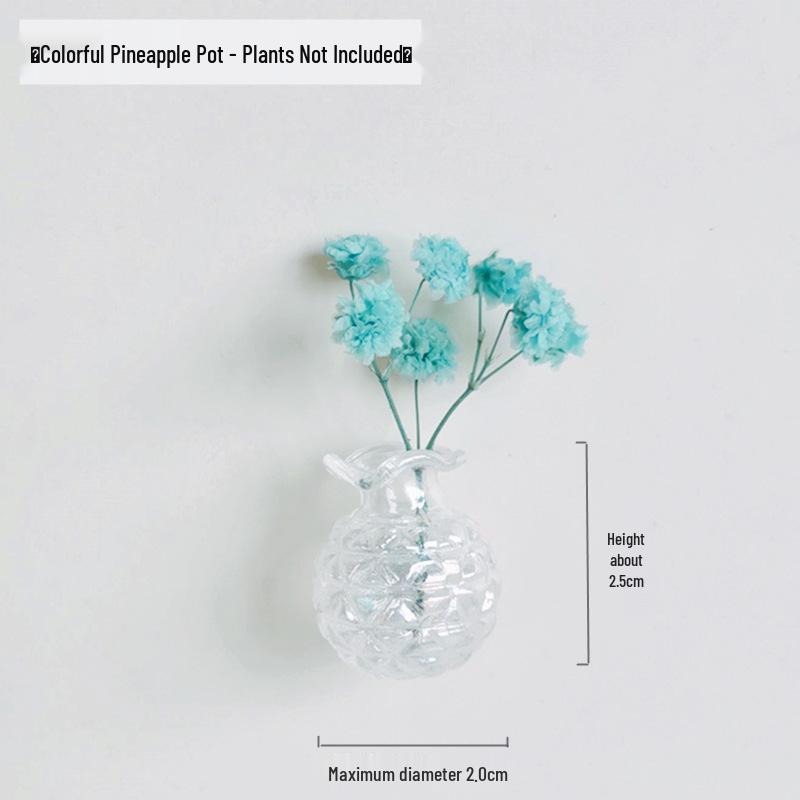 

3D Магнит на холодильник в китайском стиле: Мини-керамическая ваза Декоративная наклейка