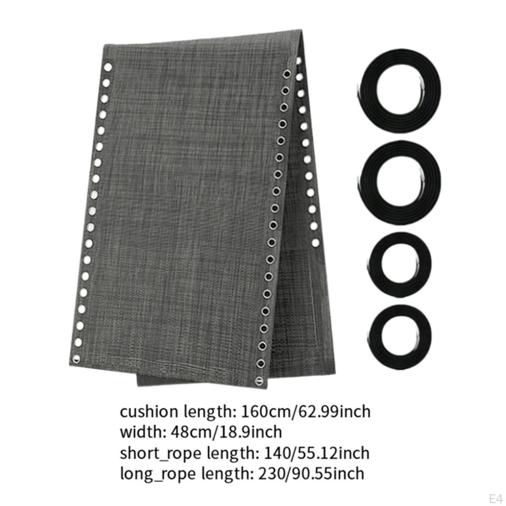 Stuhl-Ersatz-Stoff-Kordel-Set, klappbar, für Liege, Couch, Lounge, Reparatur