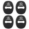 2026 Hot Interior Stickers For Lexus RX350 IS300 ES350 IS250 CT200H IS NX ES GS350 NX200T RX GX GX460 4pcs Stainless Steel Car D