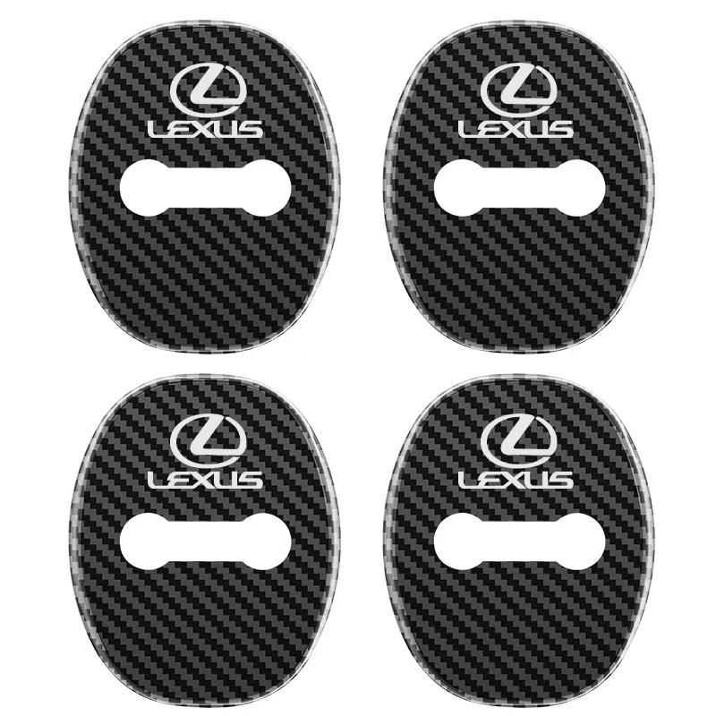 2026 Hot Interior Stickers For Lexus RX350 IS300 ES350 IS250 CT200H IS NX ES GS350 NX200T RX GX GX460 4pcs Stainless Steel Car D